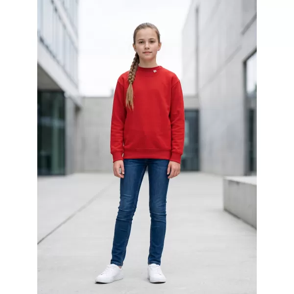  Dětská mikina MALFINI CREW 427 ČERVENÁ 