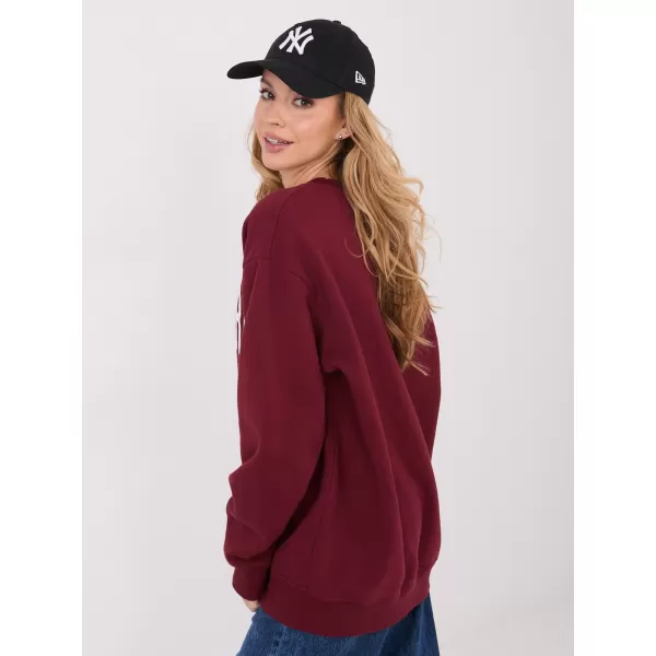  Dámská mikina FACTORY PRICE WT-BL-A1062.29 BURGUNDY 