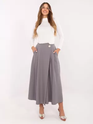 Dámská sukně RUE PARIS IT-SD-81036.32 GRAY