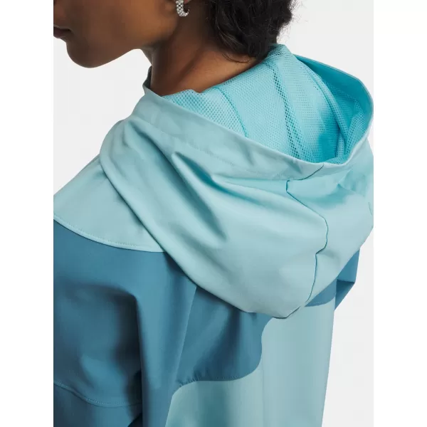  Dámská bunda UNDER ARMOUR RIVAL WOVEN JKT HD 6004849-425 MODRÁ 