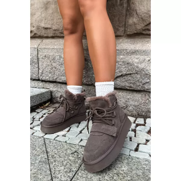  Dámské boty BIG STAR SHOES UU274315 BROWN/BEIGE SHADOWS 