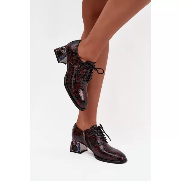  Dámské polobotky ARTIKER 57C0073 BORDO 