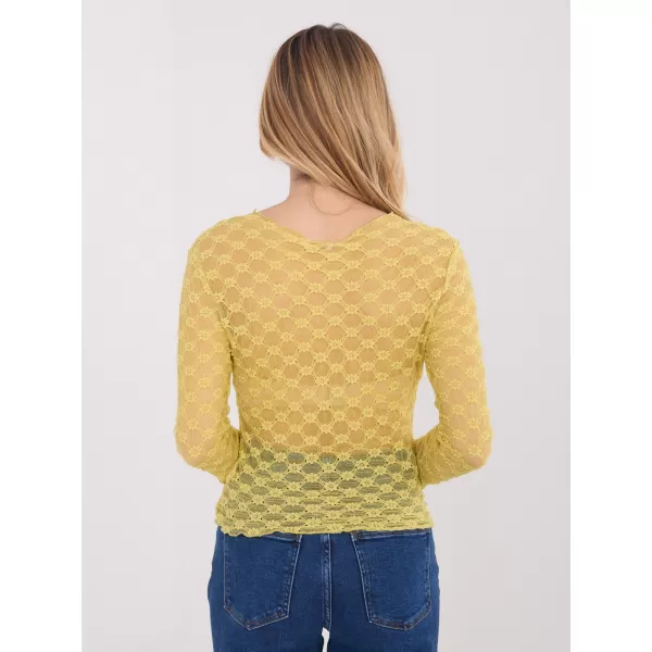  Dámská halenka FACTORY PRICE PM-BZ-SF127.75 LIME 