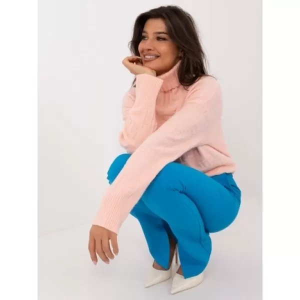  Dámský svetr WOOL FASHION ITALIA AT-SW-2342-1.35 PEACH 