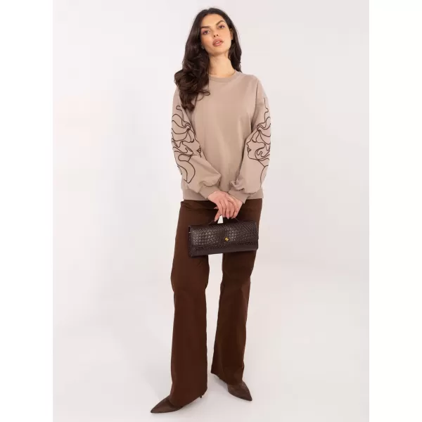  Dámská halenka RELEVANCE RV-BZ-A176.56 DARK BEIGE 