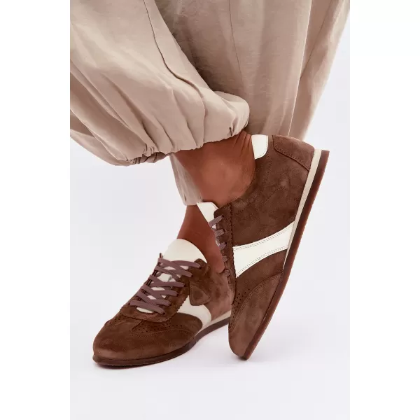  Dámské tenisky ZAZOO N1412/772/1098 MOCHA 