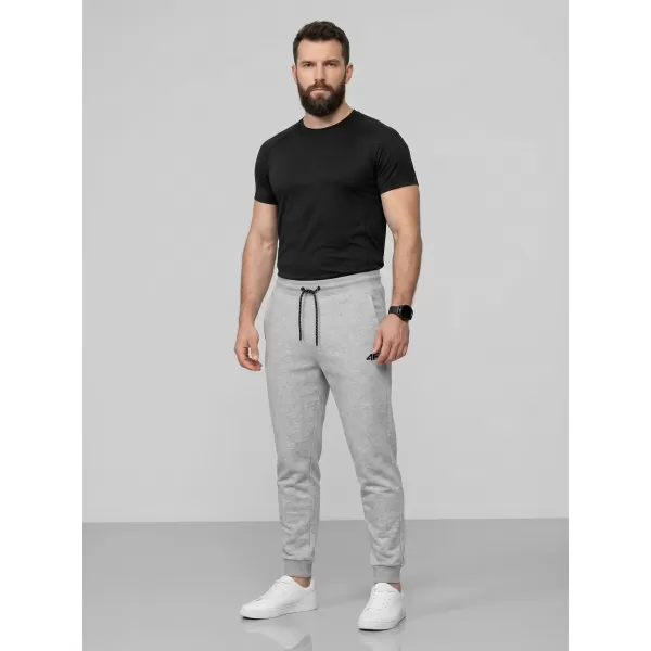  Pánské kalhoty 4F 4FWMM00TTROM1674 COLD LIGHT GREY MELANGE 