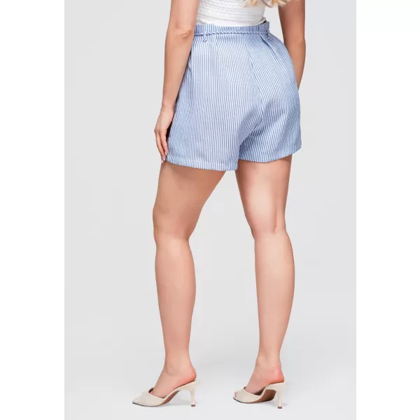  Dámské kraťasy OMBRE OW-ST-E0004 DARK BLUE 