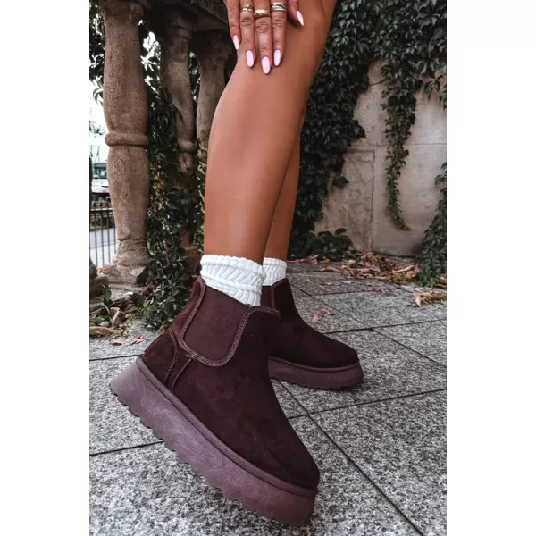 Dámské boty BIG STAR SHOES UU274174 BROWN/BEIGE SHADOWS 