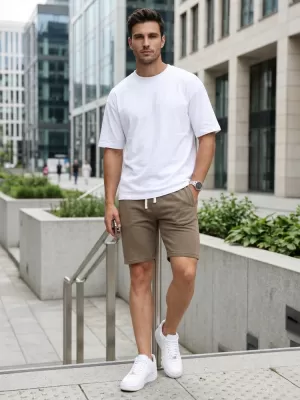 Pánské kraťasy DSTREET BÉŽOVÁ