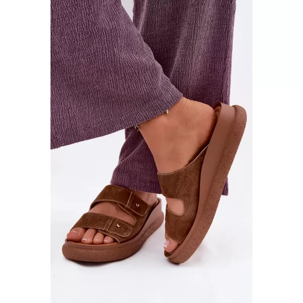  Dámské pantofle VINCEZA 66916 CAMEL 