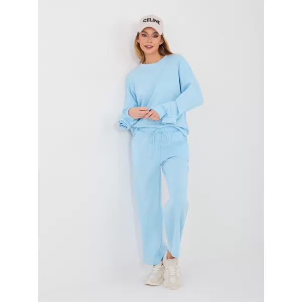  Dámská tepláková souprava ITALY MODA IT-KMPL-10015.33 LIGHT BLUE 