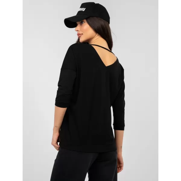  Dámské triko RUE PARIS RV-BZ-A1192.71 BLACK 