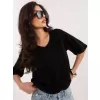 Dámské tričko RUE PARIS RV-BZ-A1268.18 BLACK