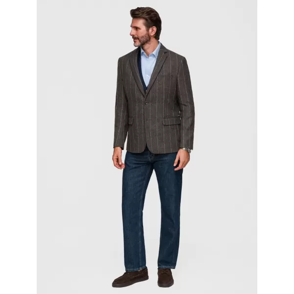  Pánské sako OMBRE M166 DARK BROWN 