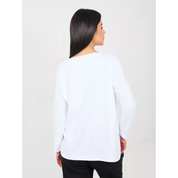  Dámské triko RUE PARIS RV-BZ-A1092.47 WHITE 