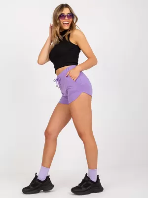 Dámské kraťasy BASIC FEEL GOOD AP-SN-119.07 VIOLET