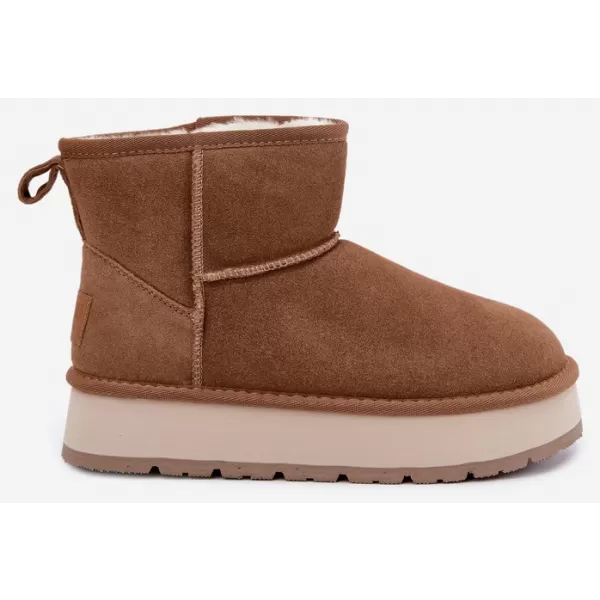 Dámské boty BIG STAR SHOES UU274692 BROWN/BEIGE 