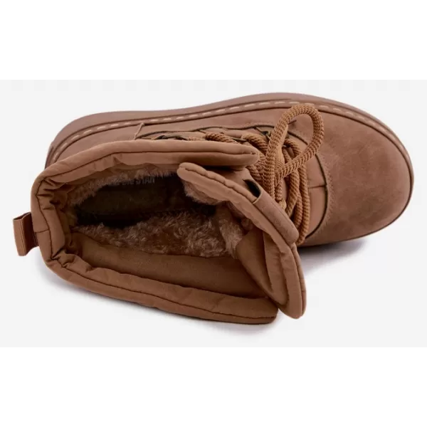  Dámské sněhule BIG STAR SHOES UU274190 BROWN/BEIGE 