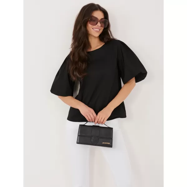  Dámská halenka ITALY MODA MI-BZ-3391.71 BLACK 