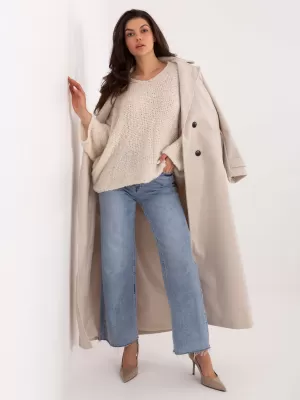 Dámský svetr FACTORY PRICE CH-SW-72630.79 LIGHT BEIGE