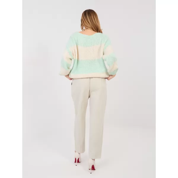  Dámské kalhoty ITALY MODA MI-SP-2690.00 LIGHT BEIGE 