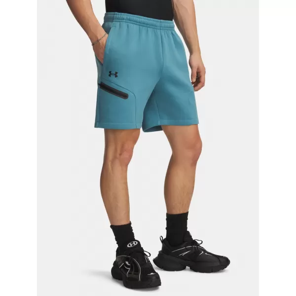  Pánské kraťasy  UNDER ARMOUR UA UNSTOPPABLE FLC SHORTS 1379809-466 MODRÁ 