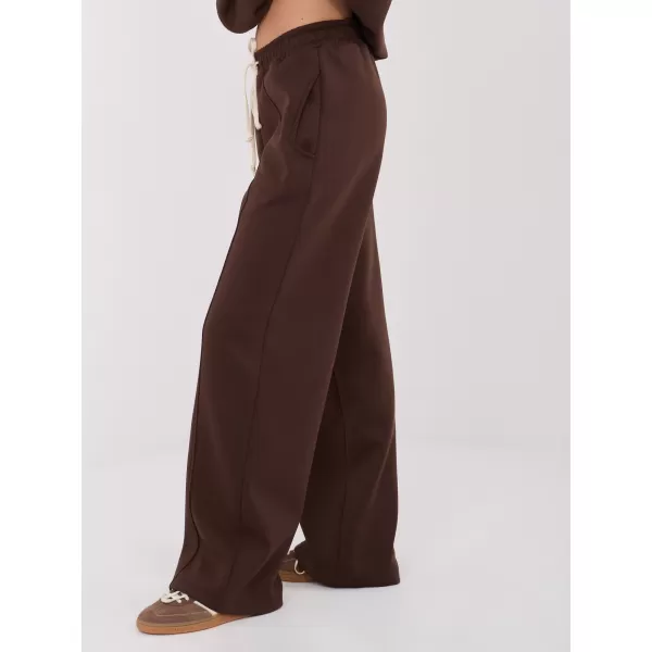  Dámské kalhoty FACTORY PRICE SM-SP-A1561.25 DARK BROWN 