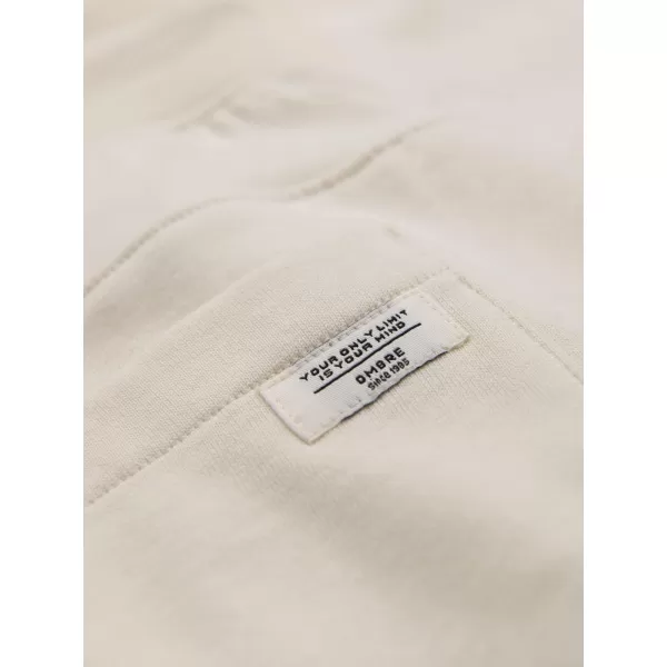  Pánské tepláky OMBRE OM-PABS-0305 CREAM 