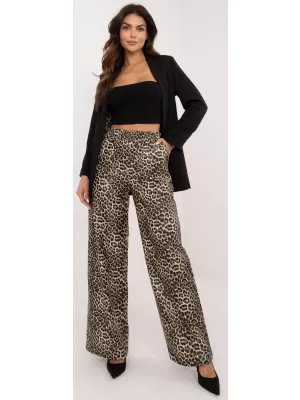 Dámské kalhoty LAKERTA LK-SP-509799.38 BLACK AND BEIGE