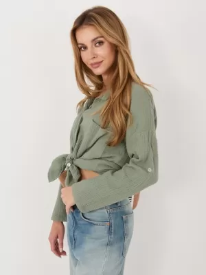 Dámská košile ITALY MODA MI-KS-2337.18 KHAKI