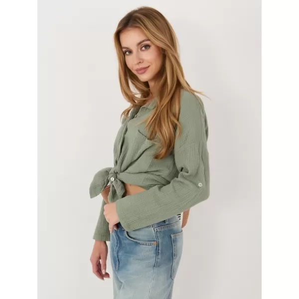  Dámská košile ITALY MODA MI-KS-2337.18 KHAKI 