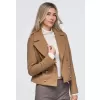 Dámské sako OMBRE OW-BL-E0008 CAMEL