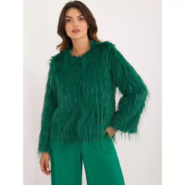  Dámská bunda WOOL FASHION ITALIA AT-KR-2359.96P GREEN 