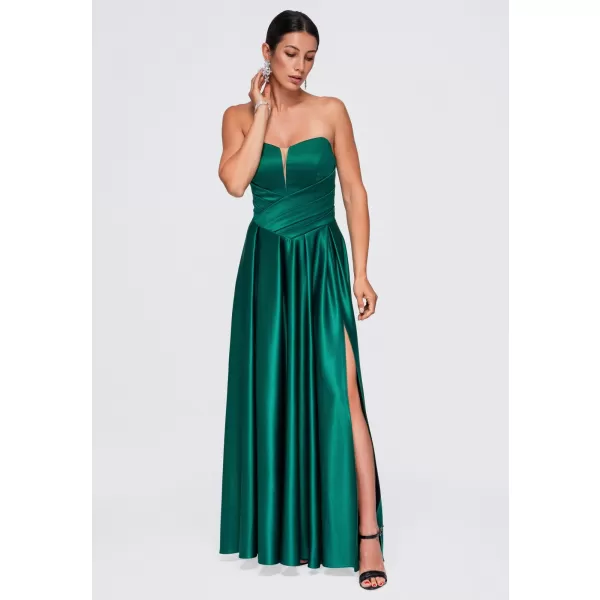  Dámské šaty LARICA LA-OM-DLR403 BOTTLE GREEN 