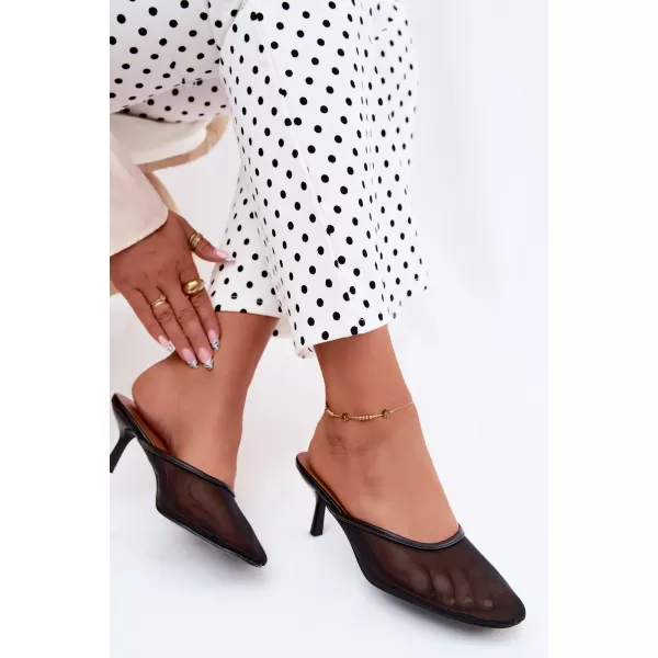  Dámské pantofle BOTO LN-81 BLACK 