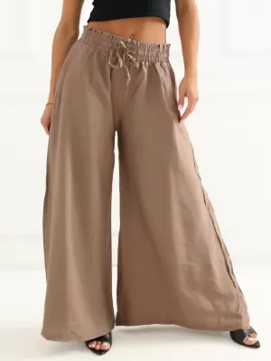 Dámské kalhoty FACTORY PRICE CS-SP-LPH2517.17P BROWN