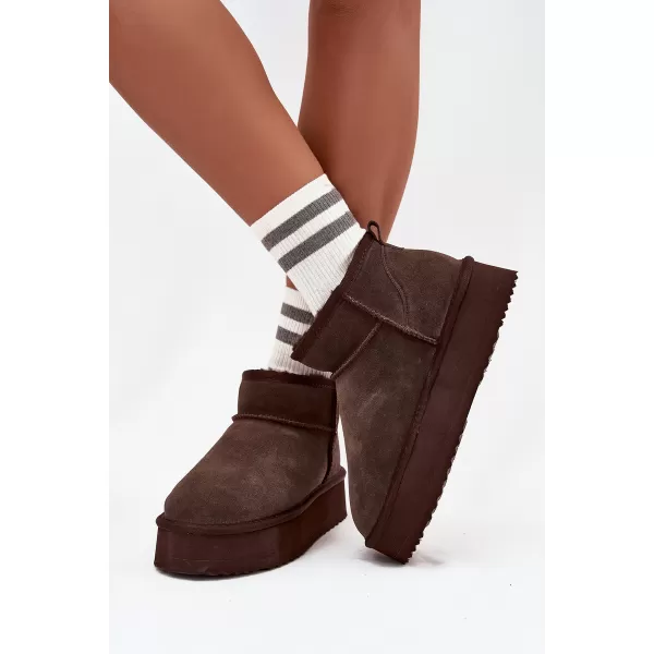  Dámské sněhule VINCEZA 97962 CHOCOLATE 