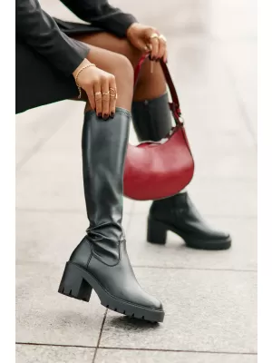 Dámské kozačky VINCEZA 58332 BLACK