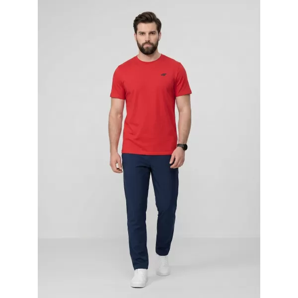  Pánské funkční triko 4F 4FWAW25TFTSM1526 RED 
