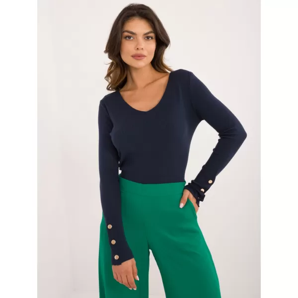  Dámský svetr WOOL FASHION ITALIA AT-SW-2334.49 NAVY 