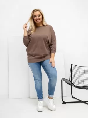 Dámská halenka RELEVANCE RV-BZ-A1075.96 DARK BEIGE