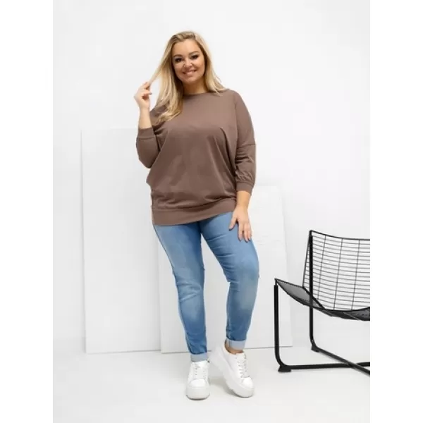  Dámská halenka RELEVANCE RV-BZ-A1075.96 DARK BEIGE 