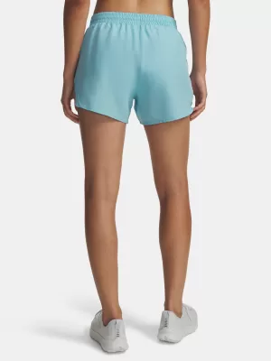 Dámské kraťasy UNDER ARMOUR UA FLY BY 3 SHORTS 1382438-425 MODRÁ