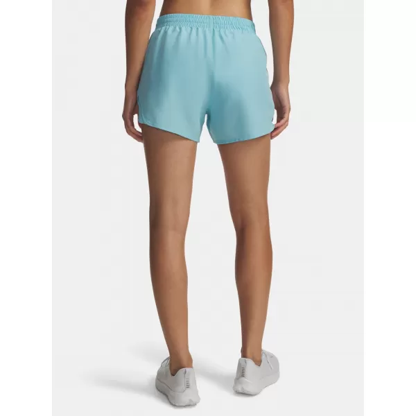  Dámské kraťasy  UNDER ARMOUR UA FLY BY 3 SHORTS 1382438-425 MODRÁ 