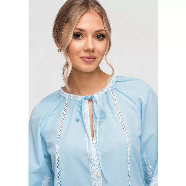  Dámská košile LARICA OW-SH-E0042 BLUE 