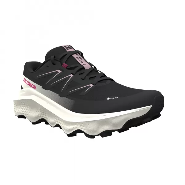  Dámské boty SALOMON ULTRA FLOW 2 GORE-TEX L49299500 BLACK/DAWN PINK/VANILLA ICE 