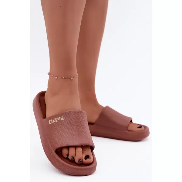  Dámské pantofle BIG STAR SHOES UU274088 SHADES OF RED 