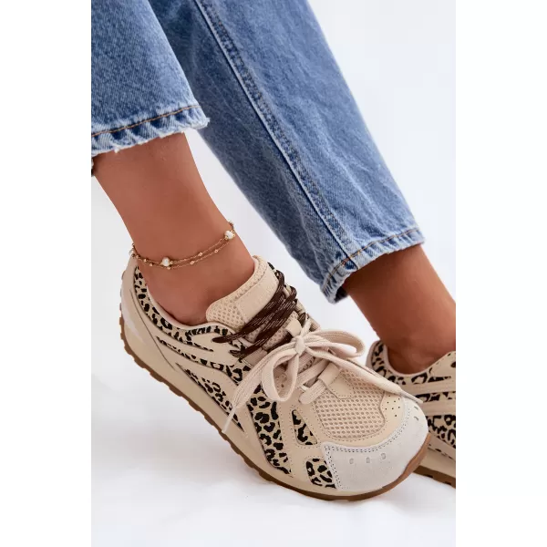  Dámské tenisky BIG STAR SHOES TT274549 BEIGE 