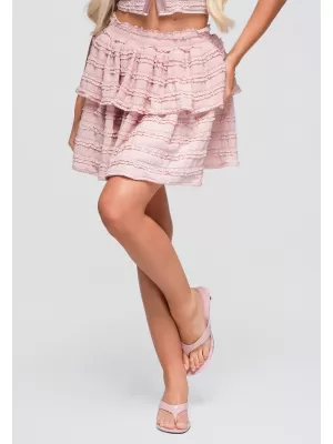 Dámská sukně OMBRE OW-GL-E0014 PINK